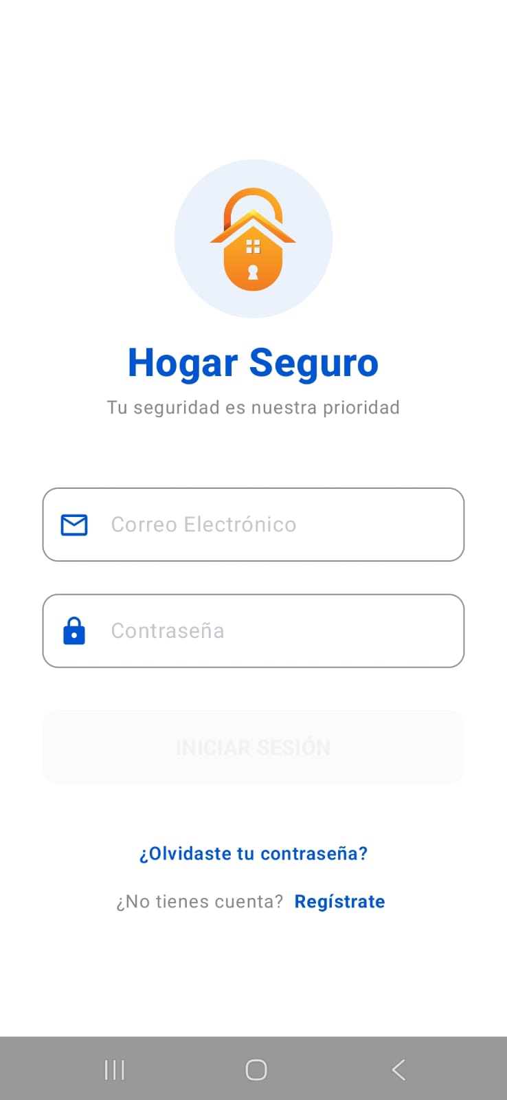 App Hogar Seguro Login